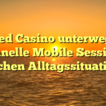 1Red Casino unterwegs: Schnelle Mobile Sessions zwischen Alltagssituationen