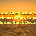 Inside the 7Bet Casino Mobile Experience: Short, Repeated Visits and Quick Decisions